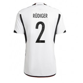 Goedkope Duitsland Antonio Rudiger 2 Thuisshirt World Cup 2022